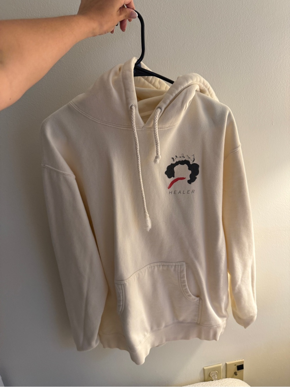 Healer Cream Pullover Hoodie - grouplove